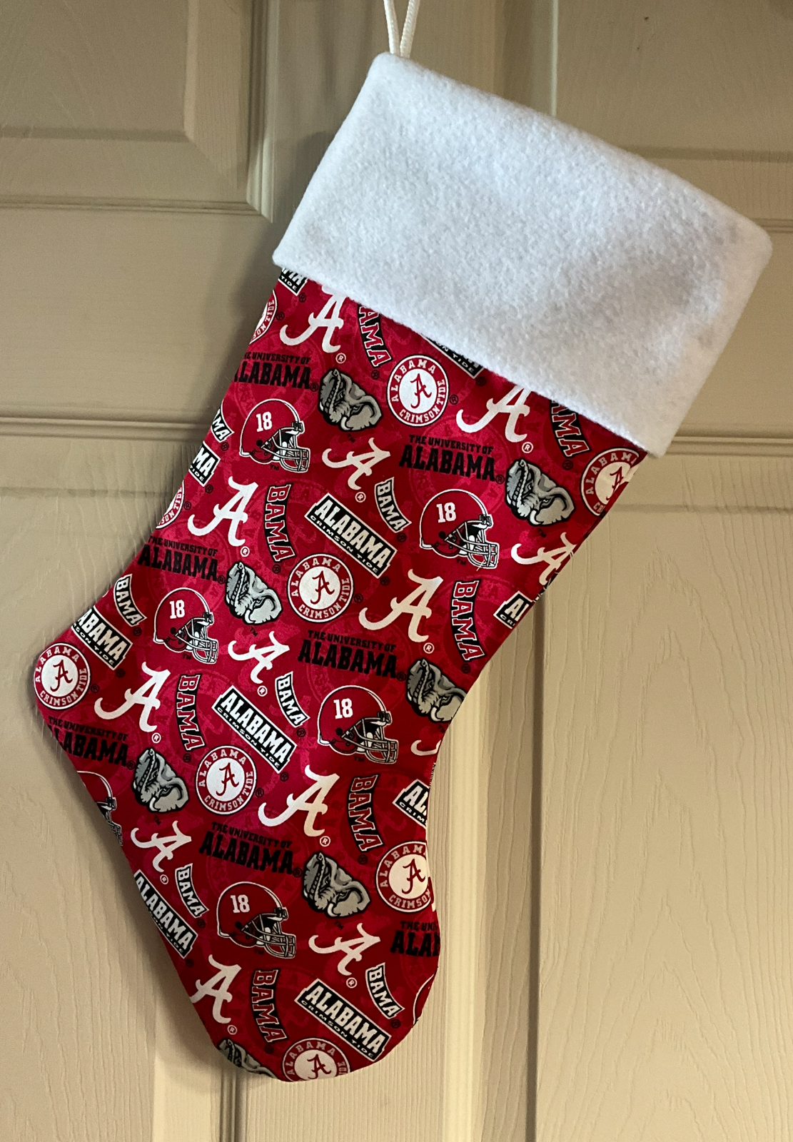 Alabama  Crimson tide Christmas Stocking