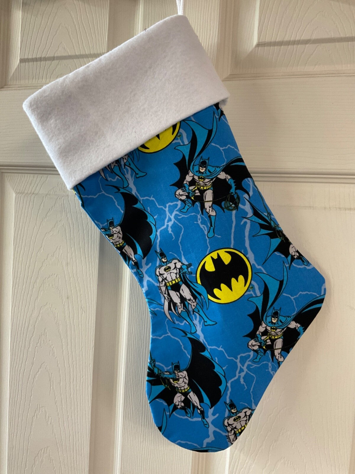 Batman (blue) Christmas Stocking