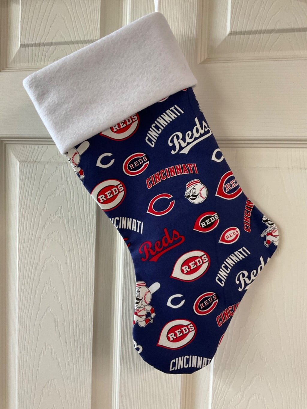 Cincinnati Reds Christmas Stocking