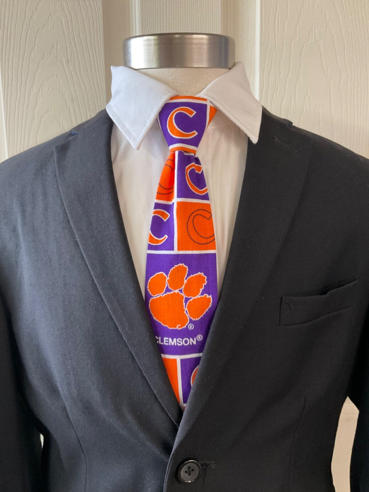Clemson Tigers kids  Pre-tied  Ties