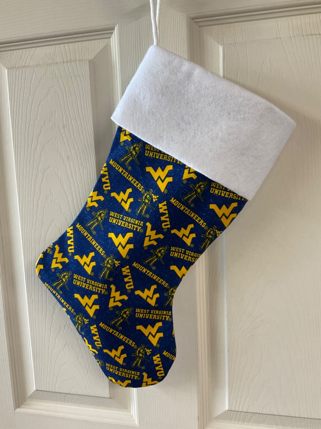West Virginia Mountaineers Christmas Stocking