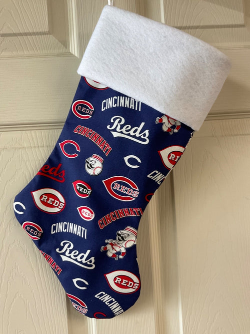 Cincinnati Reds Christmas Stocking