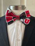 University of Utah swoop Bow tie