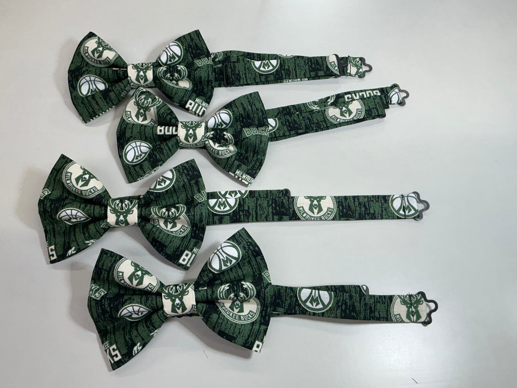 Milwaukee Bucks handmade Bow Tie