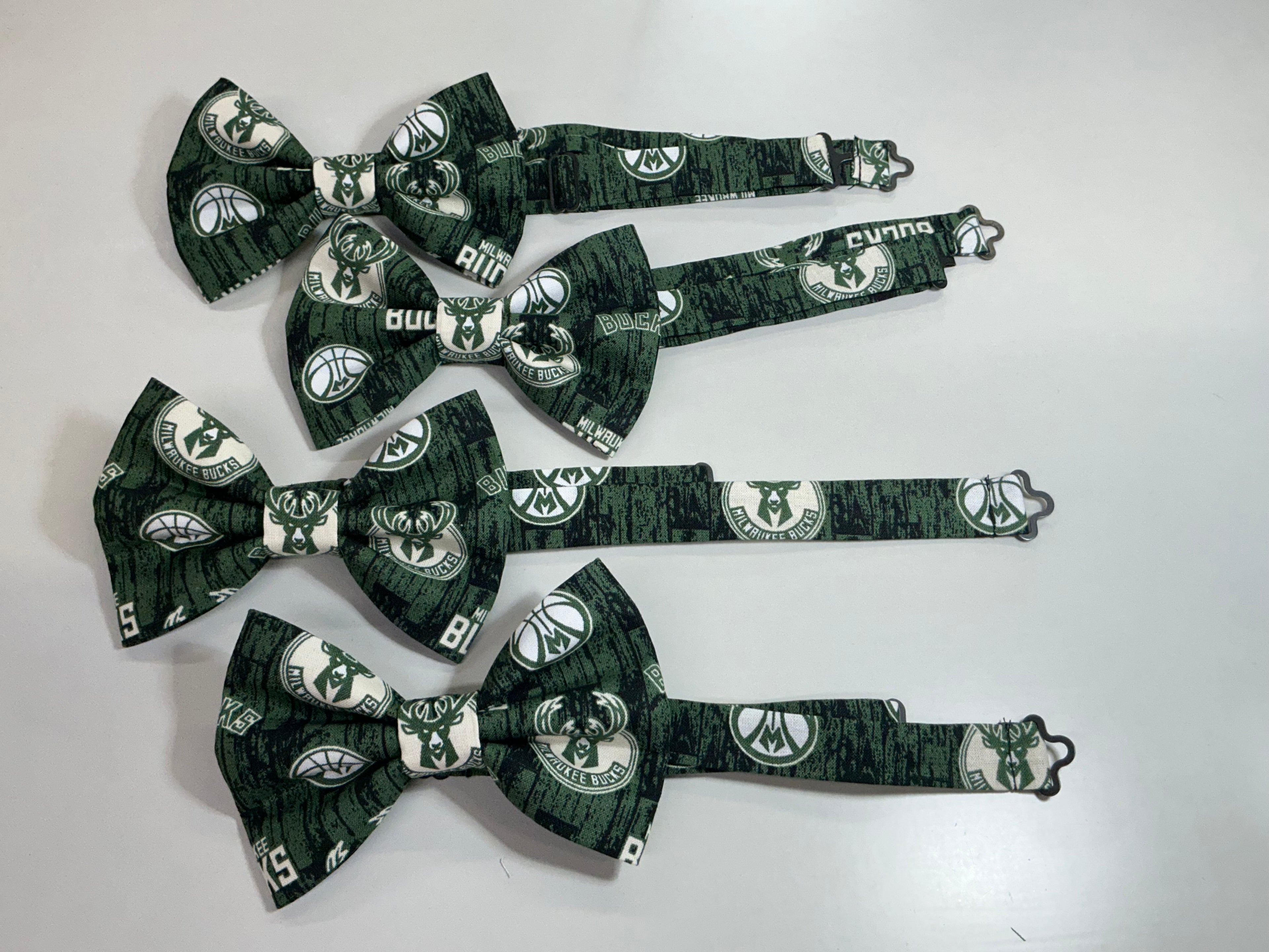 Milwaukee Bucks handmade Bow Tie