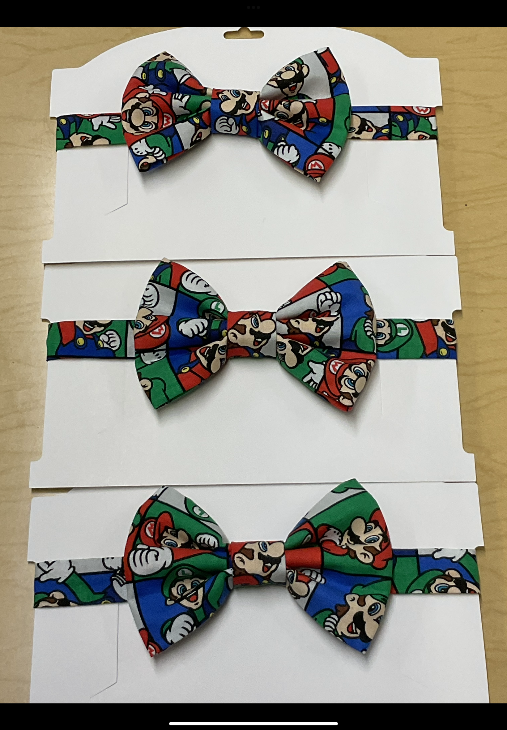 Super Mario Kids Bow Tie